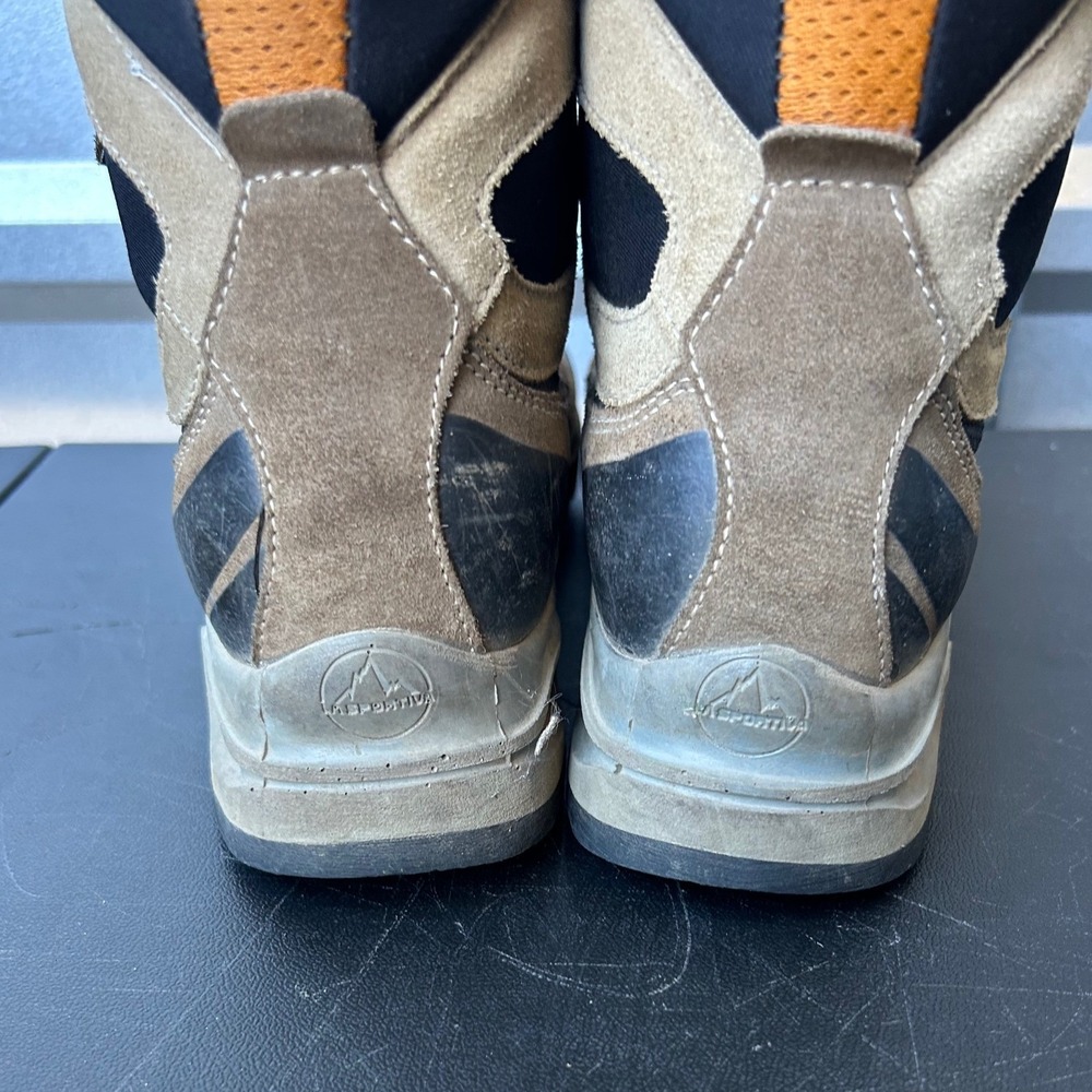 La Sportiva Gore-Tex Hiking Boots Mens‎ Size 8.5 Tan Black Made in Italy - Picture 5 of 13